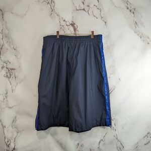 Vintage AND1 Shorts Men XL Basketball Gym Black Stripe Jumpman Track Nyl…